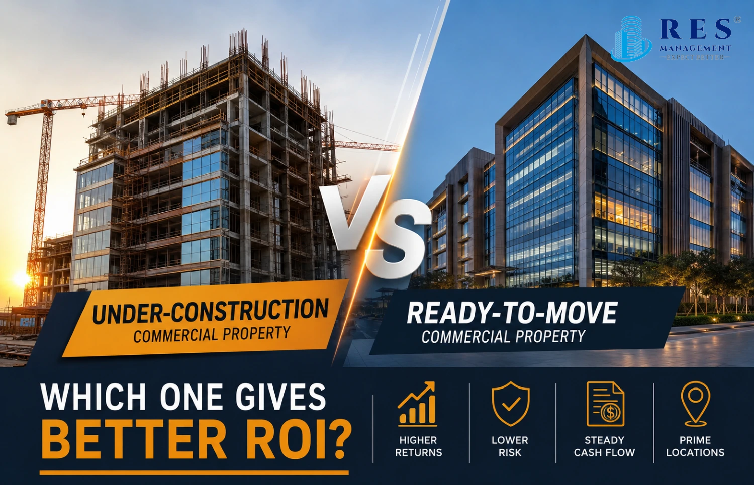 Under-Construction vs Ready-to-Move Commercial Property: Which One Actually Gives Better ROI?